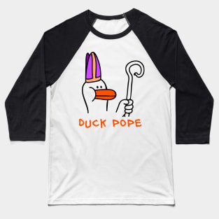 Duck Pope Baseball T-Shirt